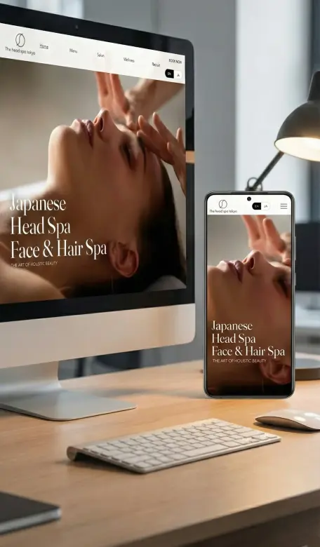 The head spa tokyoのWeb制作実績プレビュー