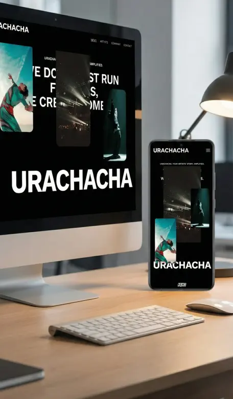 URACHACHAのK-POPアーティスト事務所Web制作実績